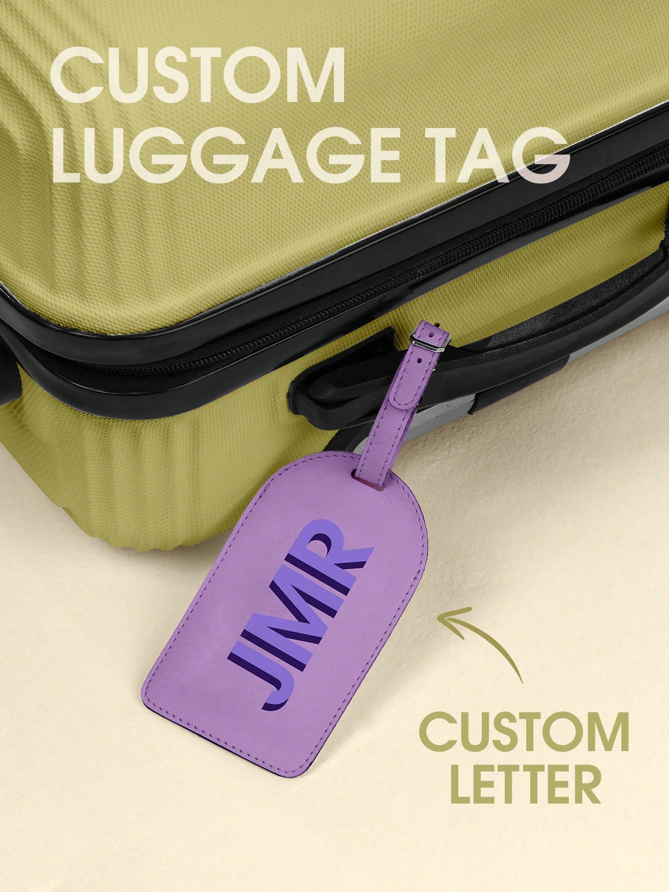 It Travel Accessories - Personalizowana zawieszka do bagażu z inicjałem,