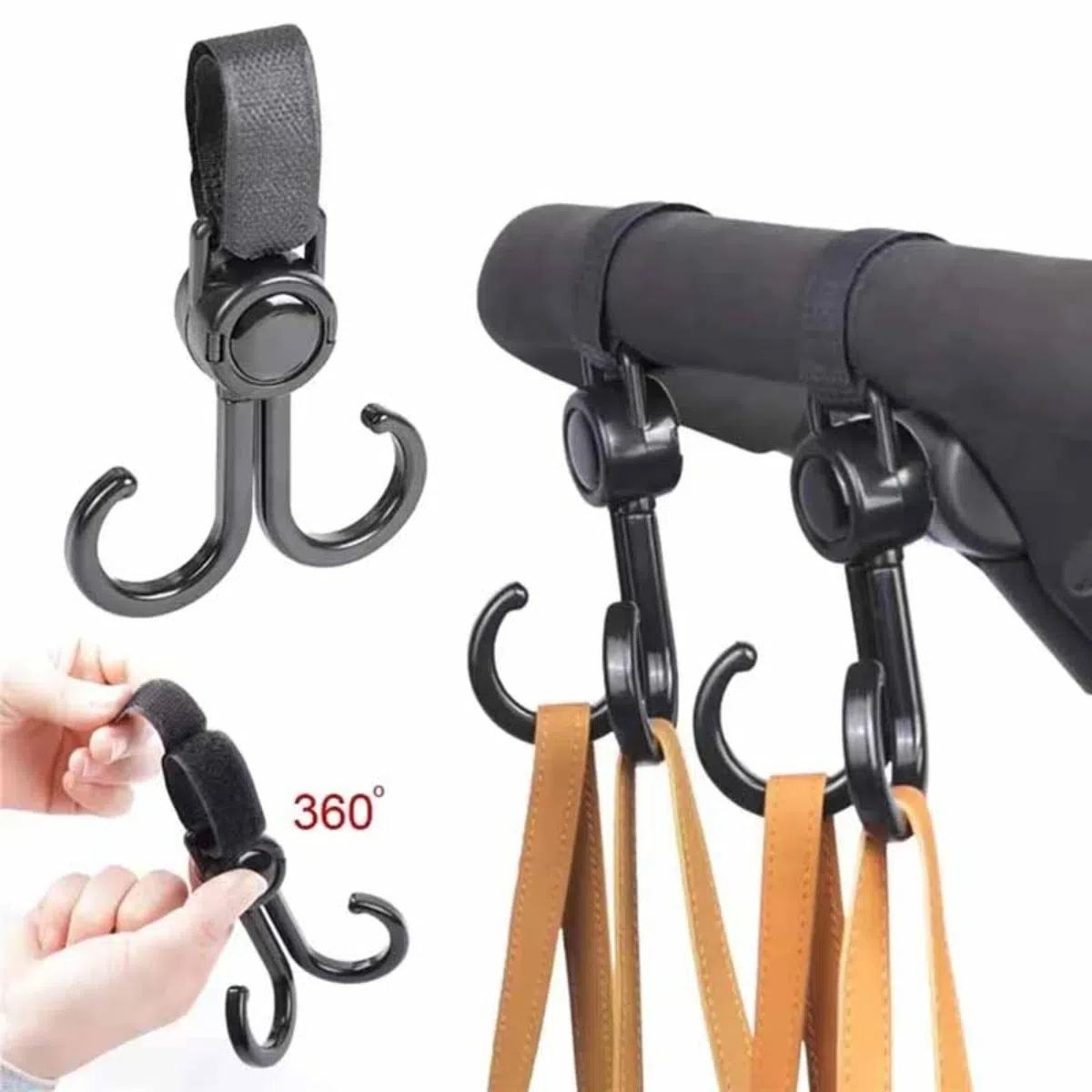 Travel Accessories Shops - Obrotowe podwójne haczyki Akcesoria podróżne do