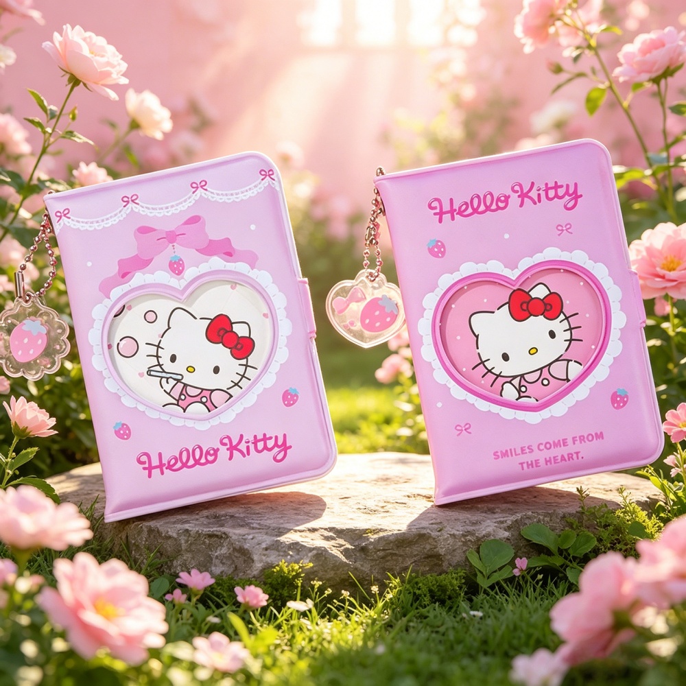 Travel Journal Accessories - Oryginalne notesy kieszonkowe Hello Kitty Sanrio