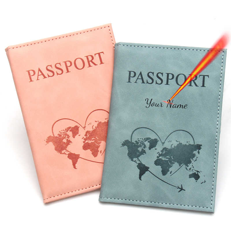 Travel Accessories Passport Holder - Urocza okładka na paszport z mapą