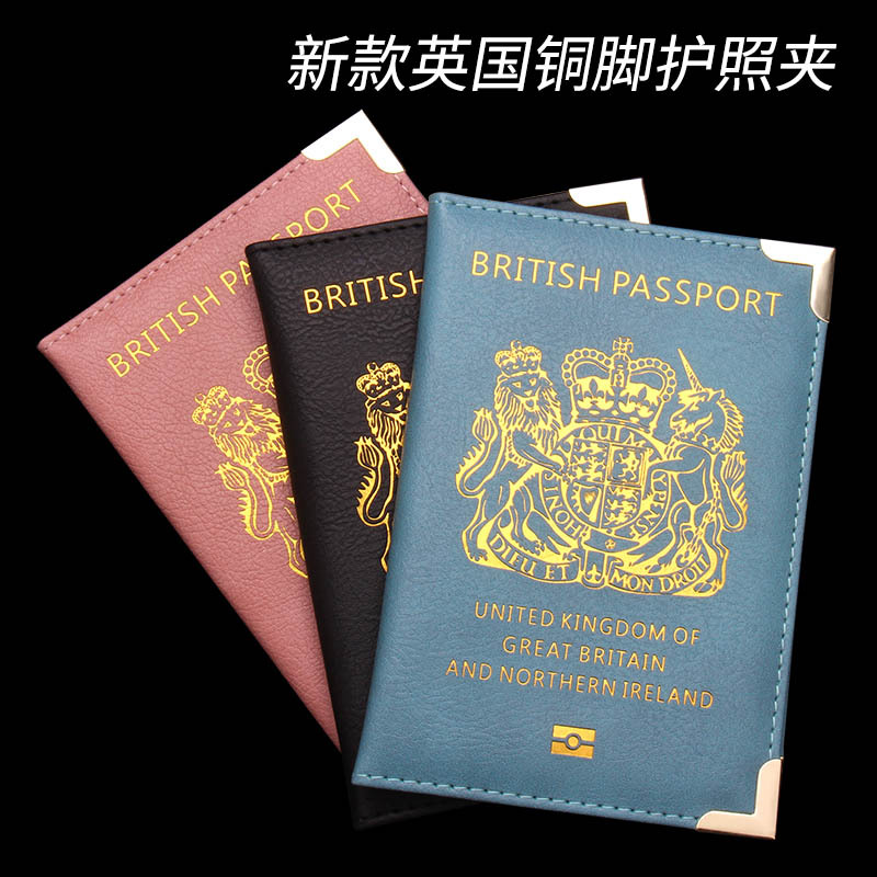 Travel Accessories Italy - Nowy Brytyjski Skórzany Portfel na Paszport