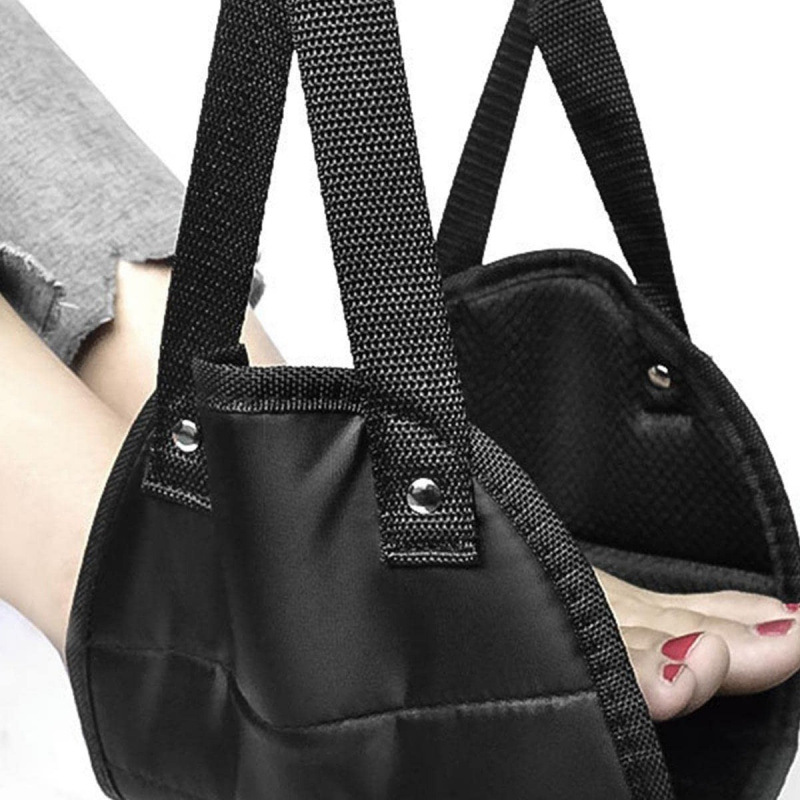 Travel Accessories On Plane - Homefish Przenośny, Regulowany Hamak na Nogi,