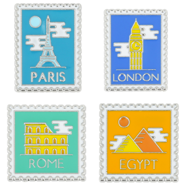 Travel Accessories London - Fantazyjny album Alloy Badge Backpack Brooch