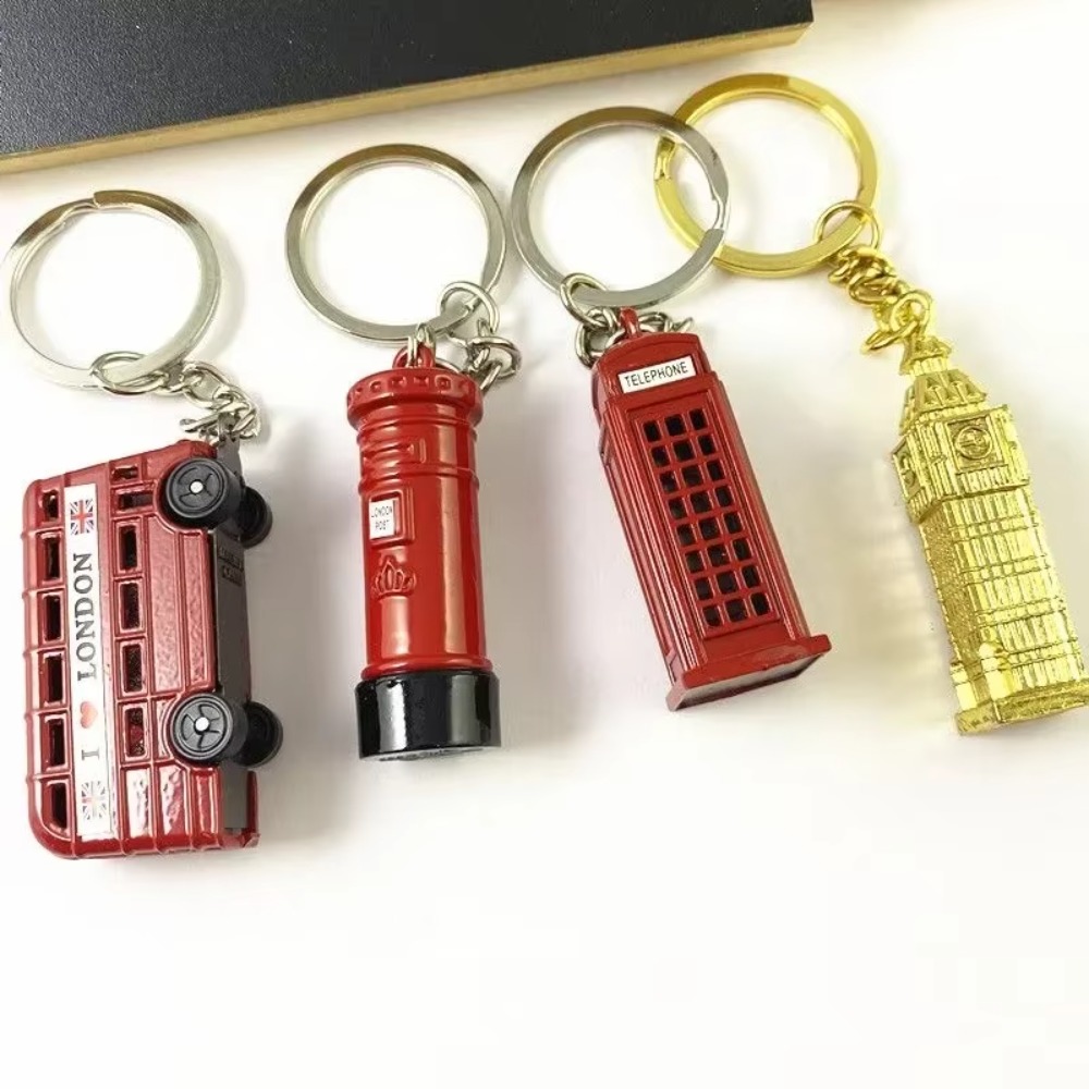 Travel Accessories London - Fashion Red London Bus Key Chains