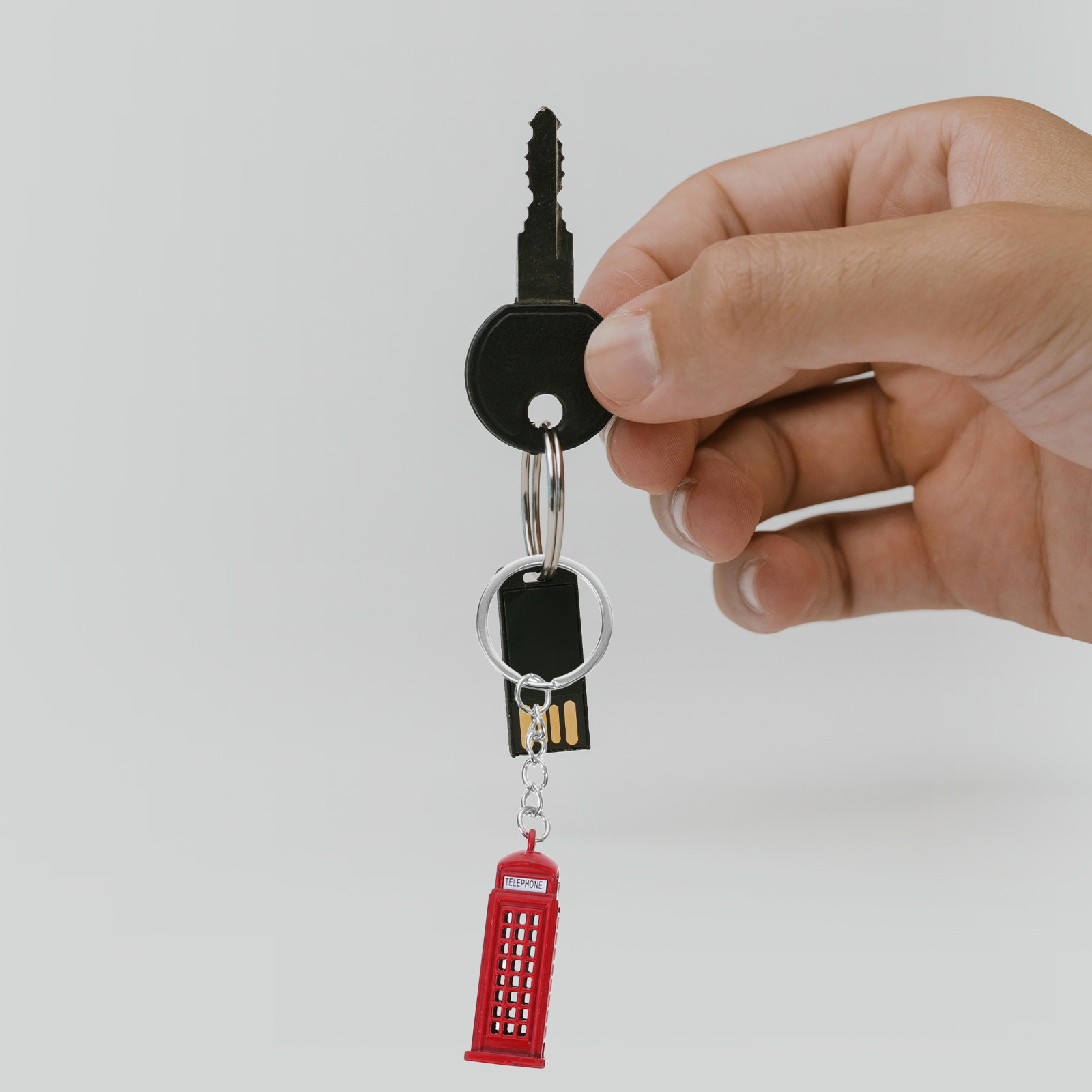 Travel Accessories London - 5 szt. Londyńskich Pamiątek Brytyjskich Breloków