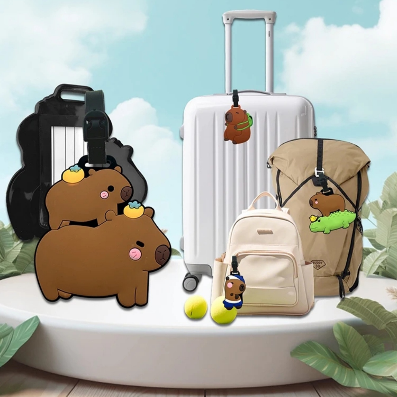 Travel Accessories Unique - Akcesoria podróżne, zawieszki do bagażu, kreskówkowa