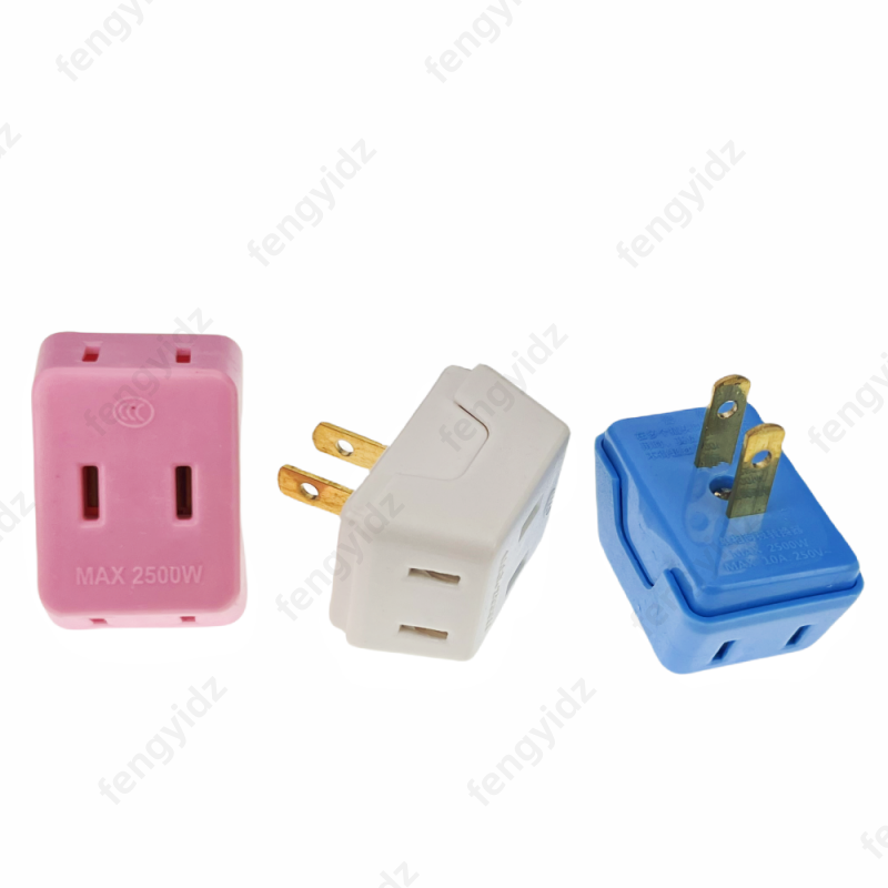 Travel Accessories Canada - 1 obrót 3 gniazda Wtyczka amerykańska