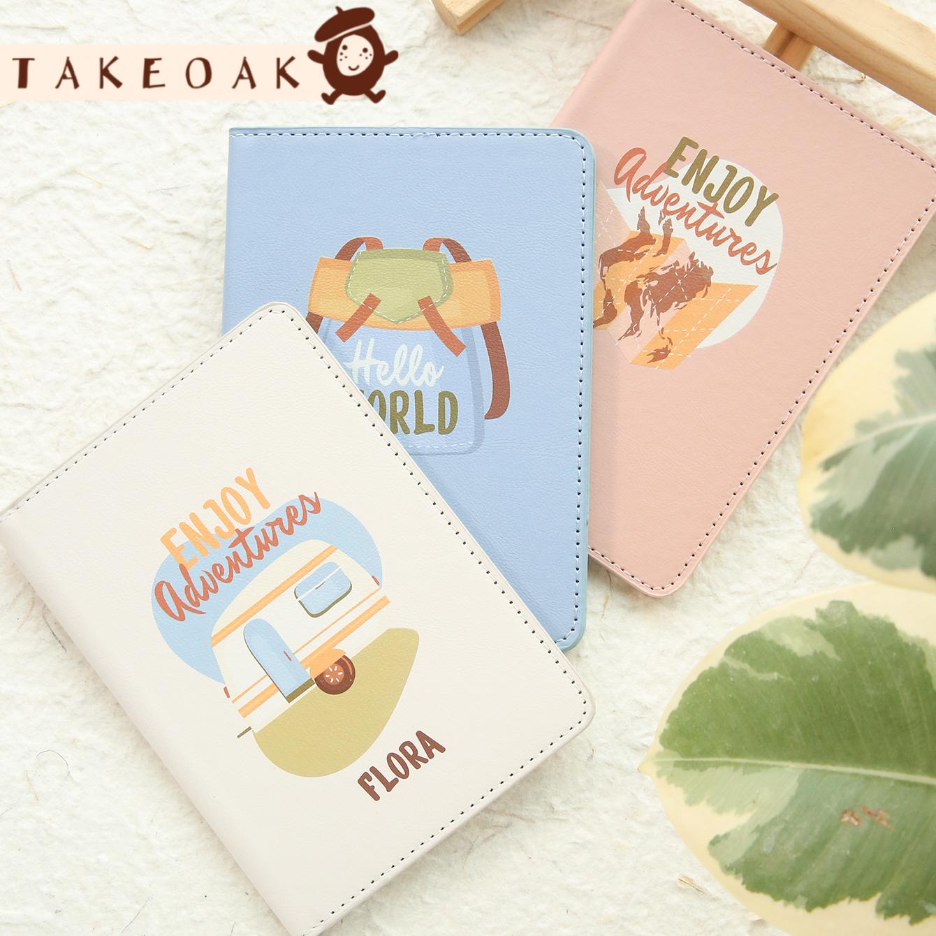 Travel Accessories Overseas - Personalizowana okładka na paszport ze skóry