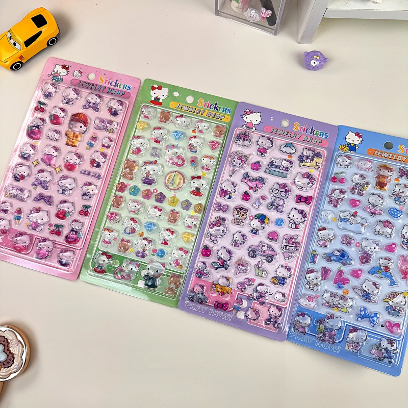 Travel Journal Accessories - Naklejki Hello Kitty 3D z efektem