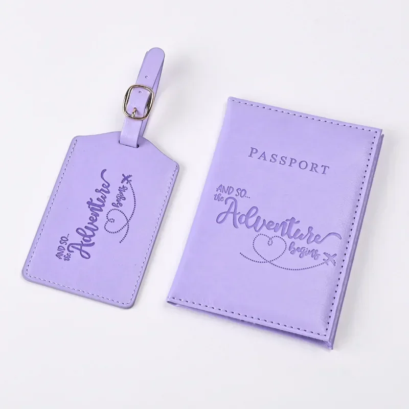 Travel Accessories Passport Holder - Nowe fioletowe etui na paszport ze
