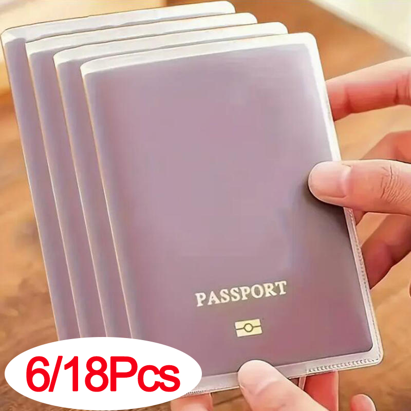 Travel Accessories Passport Holder - 6/18 szt. Pokrowiec na paszport Torba