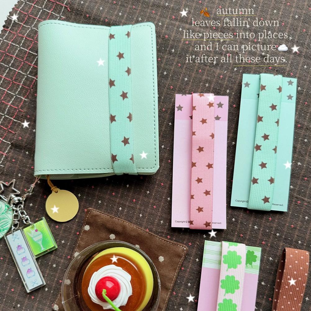 Travel Journal Accessories - Regulowane paski do notatników, nylonowa elastyczna