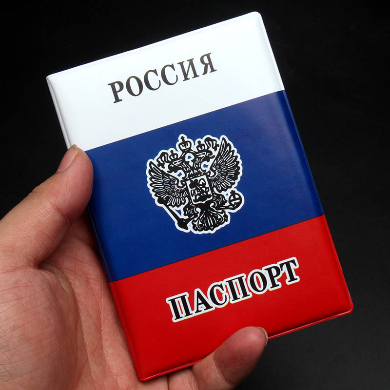 Travel Accessories Passport Holder - Okładka na paszport z flagą Rosji