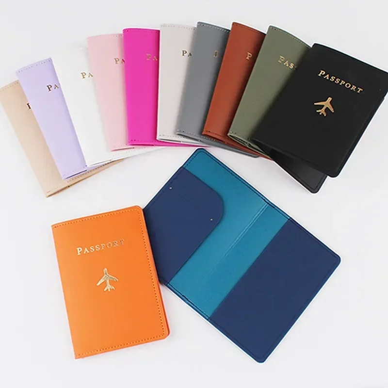 1PCS PU Leather Plane Passport – Travel Accessories On Plane recenzja i cena