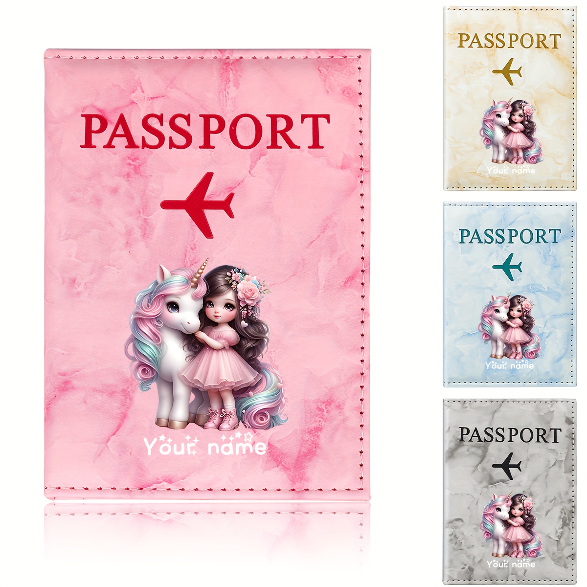 Portfel na paszport z PU z mot – Travel Accessories On Plane recenzja i cena