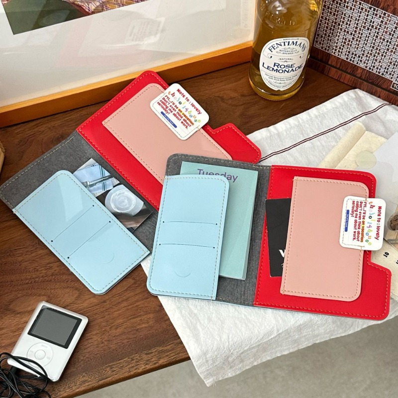 Ins Color Block Etui na paszpo – Travel Accessories Pouch For Women recenzja i cena