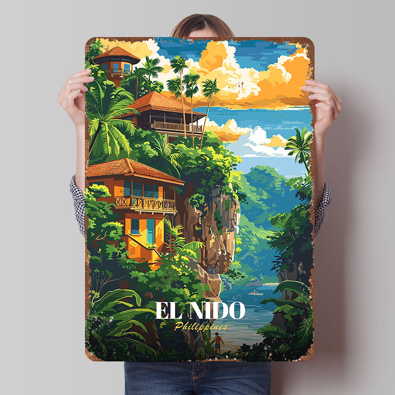 Plakat Podróżniczy El Nido Fil – Travel Accessories Philippines recenzja i cena