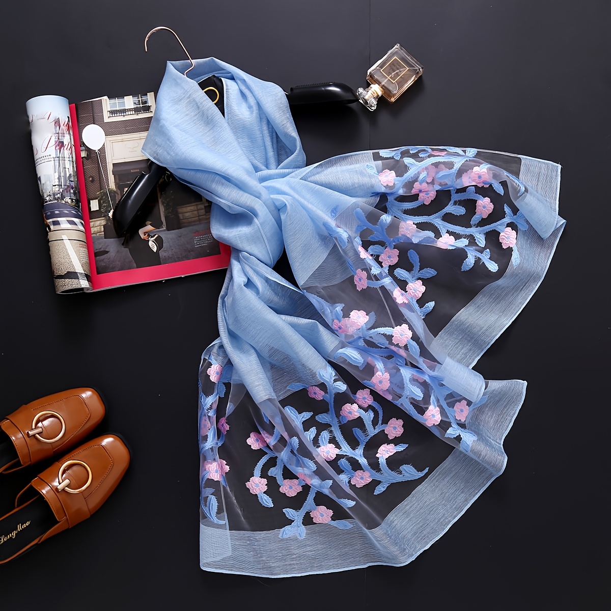 Elegancki długi szal - lekki i – Travel Accessories Luxury Brands recenzja i cena