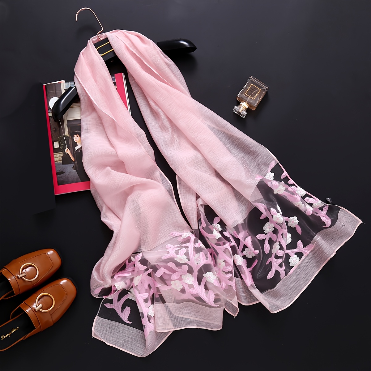 Elegancki długi szal - lekki i – Travel Accessories Luxury Brands recenzja i cena
