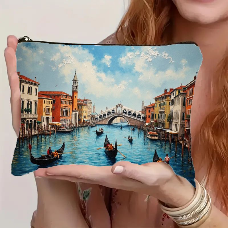 Kosmetyczka z motywem Wenecji, – Travel Accessories Italy recenzja i cena