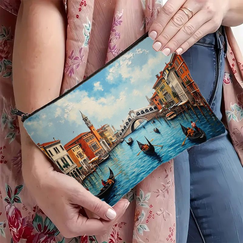 Kosmetyczka z motywem Wenecji, – Travel Accessories Italy recenzja i cena