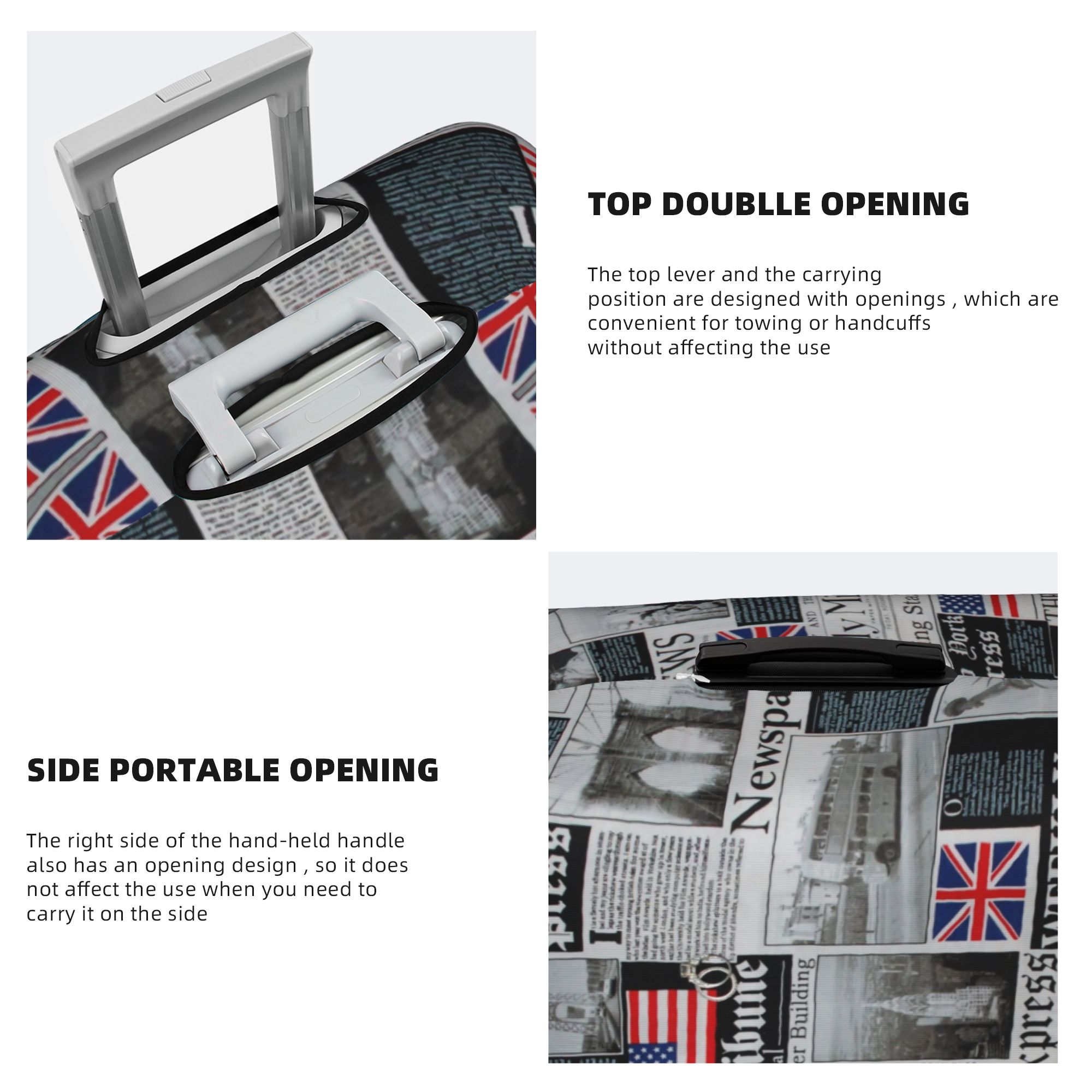 Pokrowiec na walizkę z motywem – Travel Accessories London recenzja i cena