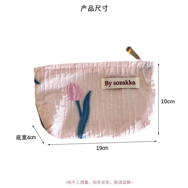 Francuski wytłoczone kwiaty ko – Travel Accessories Pouch For Women recenzja i cena