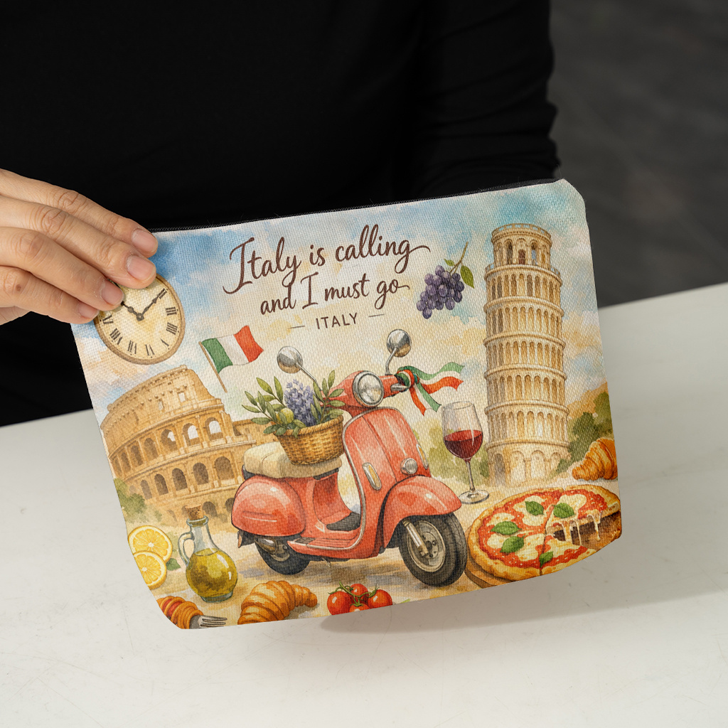 Kosmetyczka 1 szt., lniana kos – Travel Accessories Italy recenzja i cena
