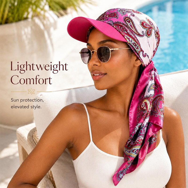 Modna kwadratowa chusta z nadr – Travel Accessories Shops recenzja i cena